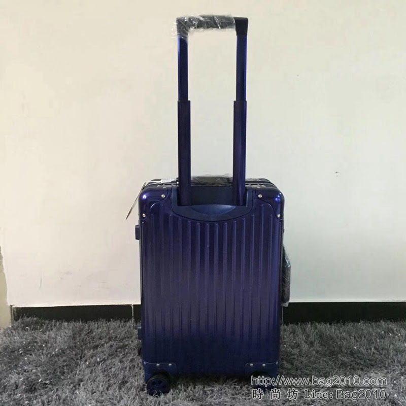 RIMOWA日默瓦 拉杆箱/拉箱 全鋁鎂合金 專櫃topas系列 1801款 帶鋼印最高版本 20寸登機箱  xbt1117